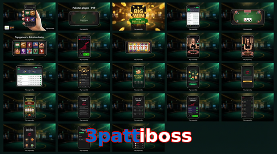 Main screen of 3Pattiboss bet page for PK players